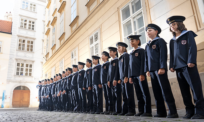 Vienna Boys Choir in performance