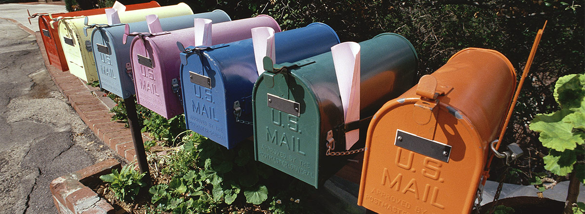 Image of mailboxes
